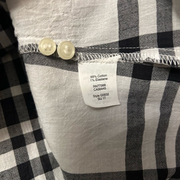 J. Crew Plaid Cropped Button Down Shirt Women’s Size XS/S - Picture 8 of 8